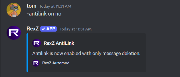 Antilink without Timeout