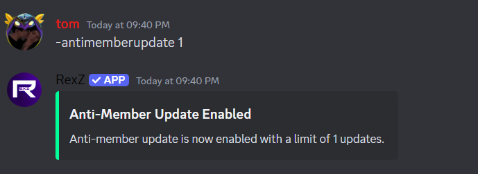 antimember update limit