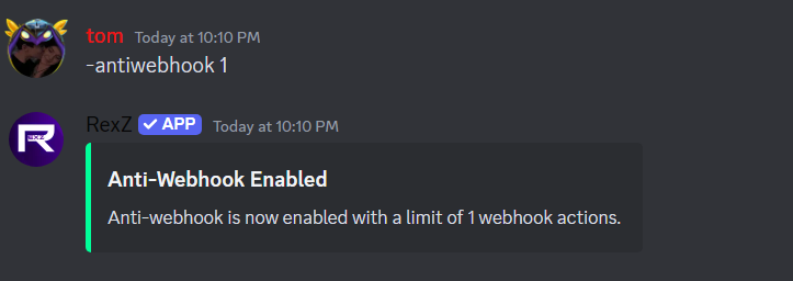 antiwebhook limit